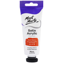 Load image into Gallery viewer, MM Satin Acrylic 75ml - Burnt Sienna