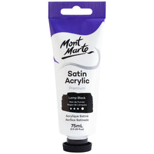 Load image into Gallery viewer, MM Satin Acrylic 75ml - Lamp Black