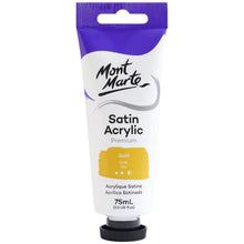 Load image into Gallery viewer, MM Satin Acrylic 75ml - Gold