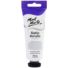 Load image into Gallery viewer, MM Satin Acrylic 75ml - Silver