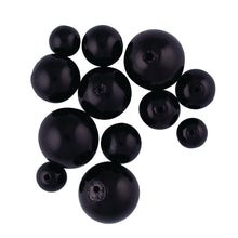 Load image into Gallery viewer, BEAD GLASS PEARL MIX BLACK 49PCS