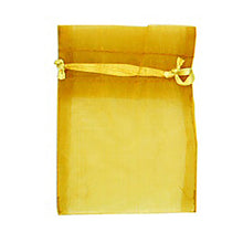 Load image into Gallery viewer, ORGANZA MINI 10CM x 7.5CM MUSTARD 7PCS