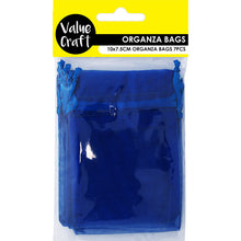 Load image into Gallery viewer, ORGANZA MINI 10CM x 7.5CM ROYAL 7PCS