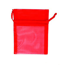 Load image into Gallery viewer, ORGANZA MINI 10CM x 7.5CM RED 7PCS