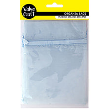 Load image into Gallery viewer, ORGANZA SMALL 17CM X 12.5CM B BLUE 5PCS