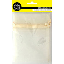 Load image into Gallery viewer, ORGANZA SMALL 17CM X 12.5CM CREAM 5 PCS