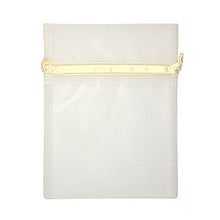 Load image into Gallery viewer, ORGANZA SMALL 17CM X 12.5CM CREAM 5 PCS