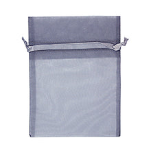 Load image into Gallery viewer, ORGANZA SMALL 17CM X 12.5CM SILVER 5PCS