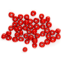 Load image into Gallery viewer, BEADS GLASS SEED 3.6MM RED 60G