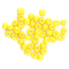 Load image into Gallery viewer, BEADS GLASS SEED 3.6MM YELLOW 60G