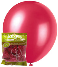 Load image into Gallery viewer, Balloons 25 x 30cm METALLIC COLOURS - Assorted