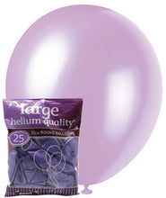 Load image into Gallery viewer, Balloons 25 X 30cm PEARLESCENT Colours (Assorted)