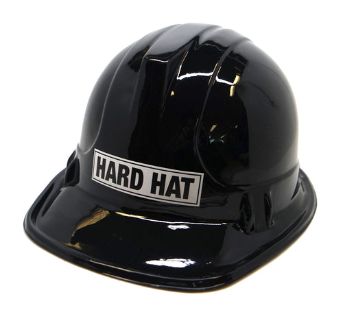CONSTRUCTION HARD HAT - BLACK Supplier: Meteor Party