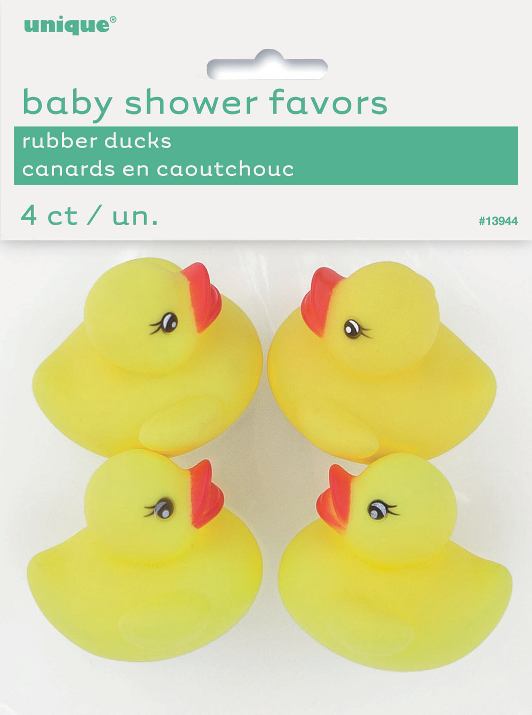 4 BABY SHOWER RUBBER DUCKS Supplier: Meteor Party