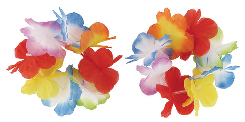 LUAU 2 FLW BRACELETS - MULTI Supplier: Meteor Party
