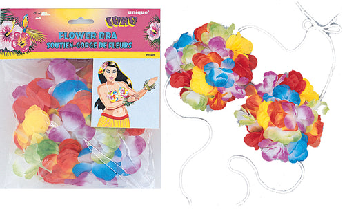 LUAU RAINBOW FLOWER BRA Supplier: Meteor Party