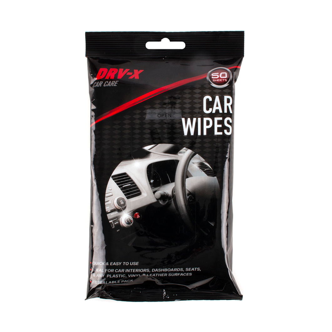 Wipes Car Care Pk 50
