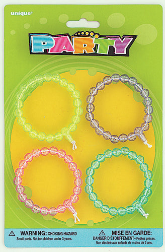 4 BEAD BRACELETS Supplier: Meteor Party