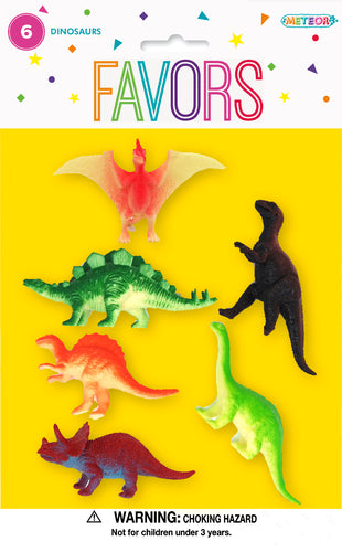 6 DINOSAURS Supplier: Meteor Party