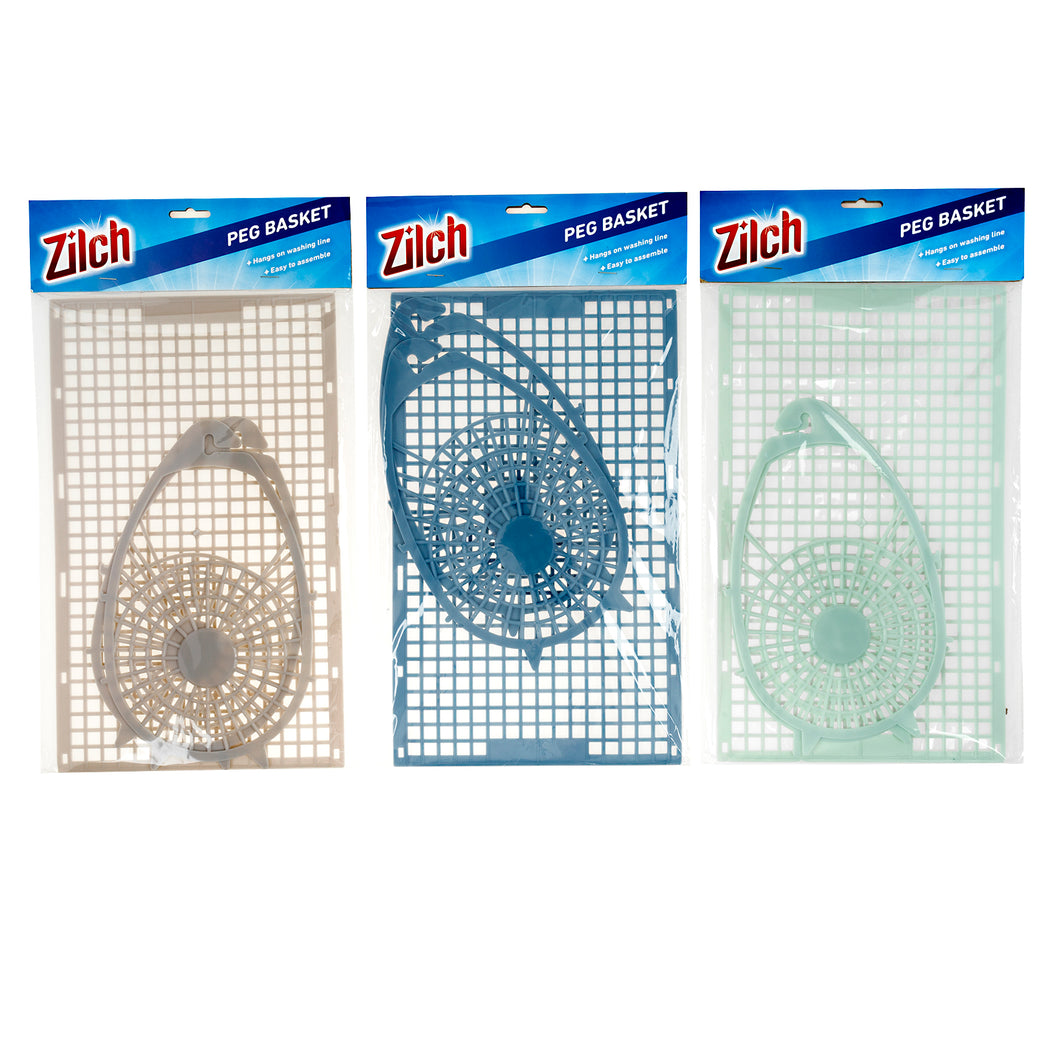 Peg Basket 3 Assorted Colours