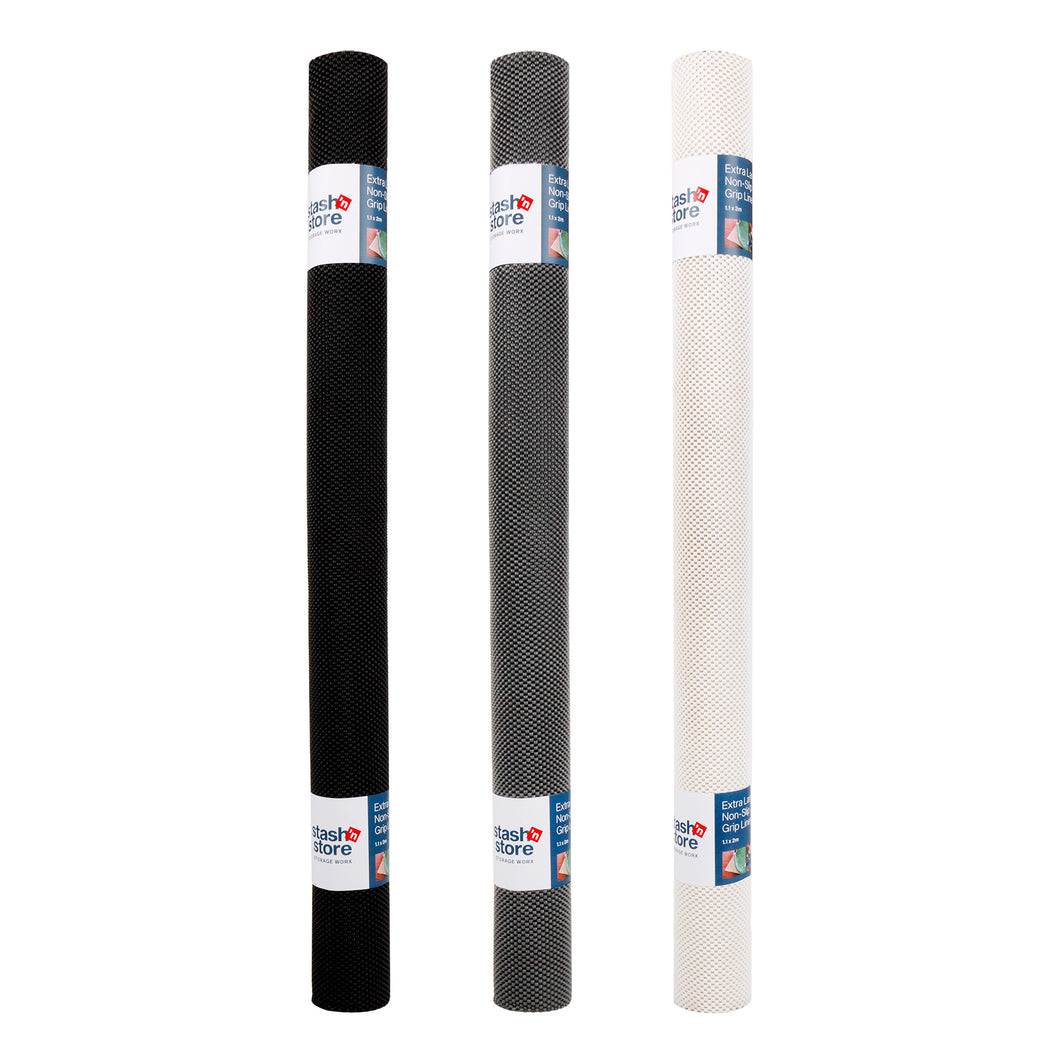 Anti Slip Gripper Liner 1.1x2.0m in PDQ 3 Assorted Colours