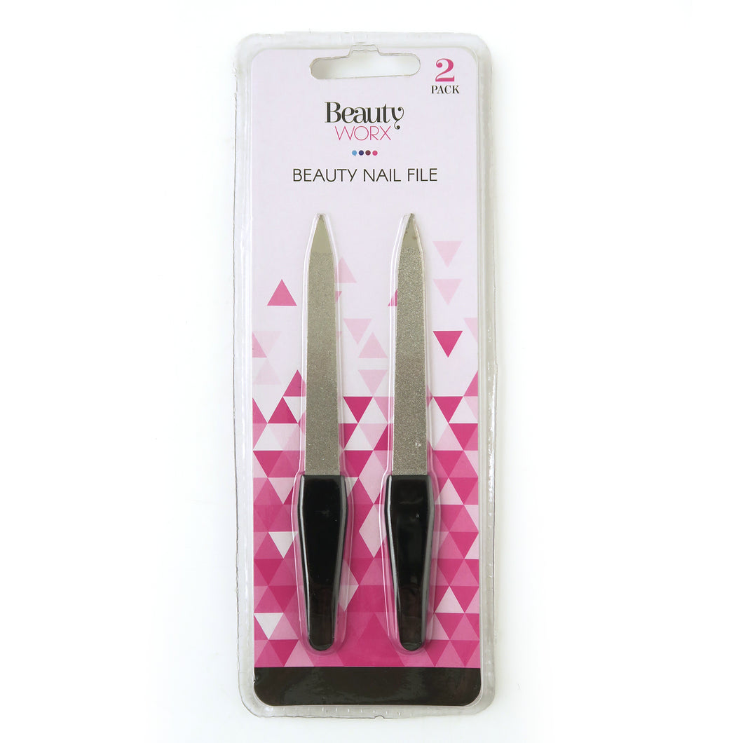 Nail File 2 Pack Metal Rasp with PP Handle 12cm