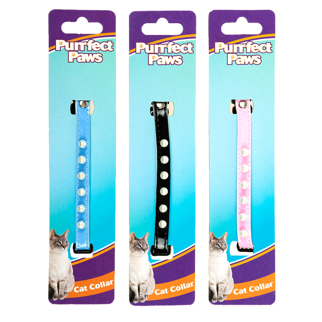 Cat Collar Pearl 3 Colours