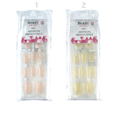 Load image into Gallery viewer, Nails Artificial French Manicure 12Pk 2 Assorted

