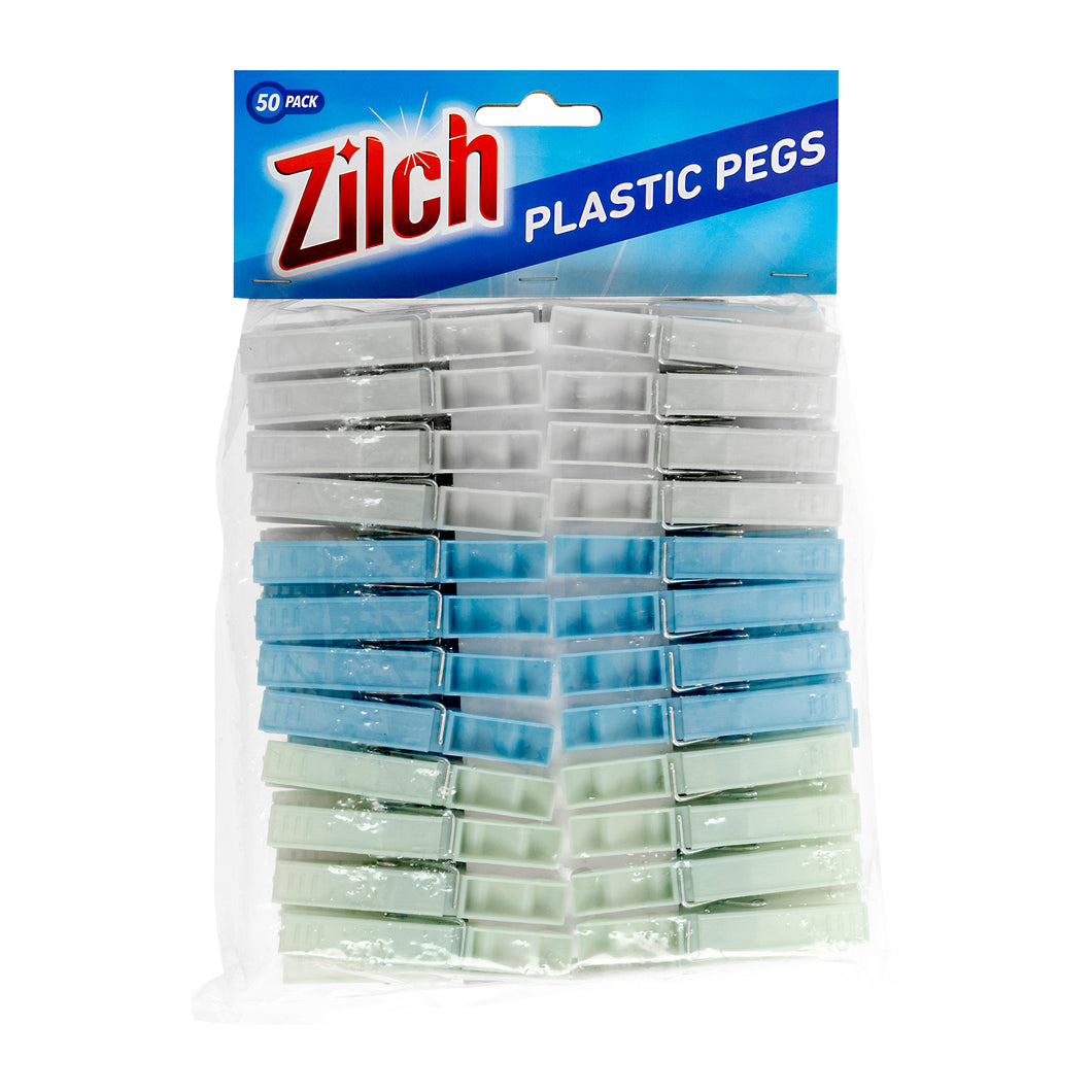 Pegs Plastic Pk 50