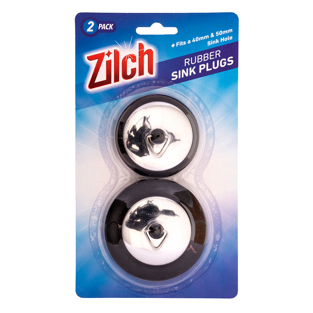 Sink and Bath Plug 2Pk 40mm and 50mm