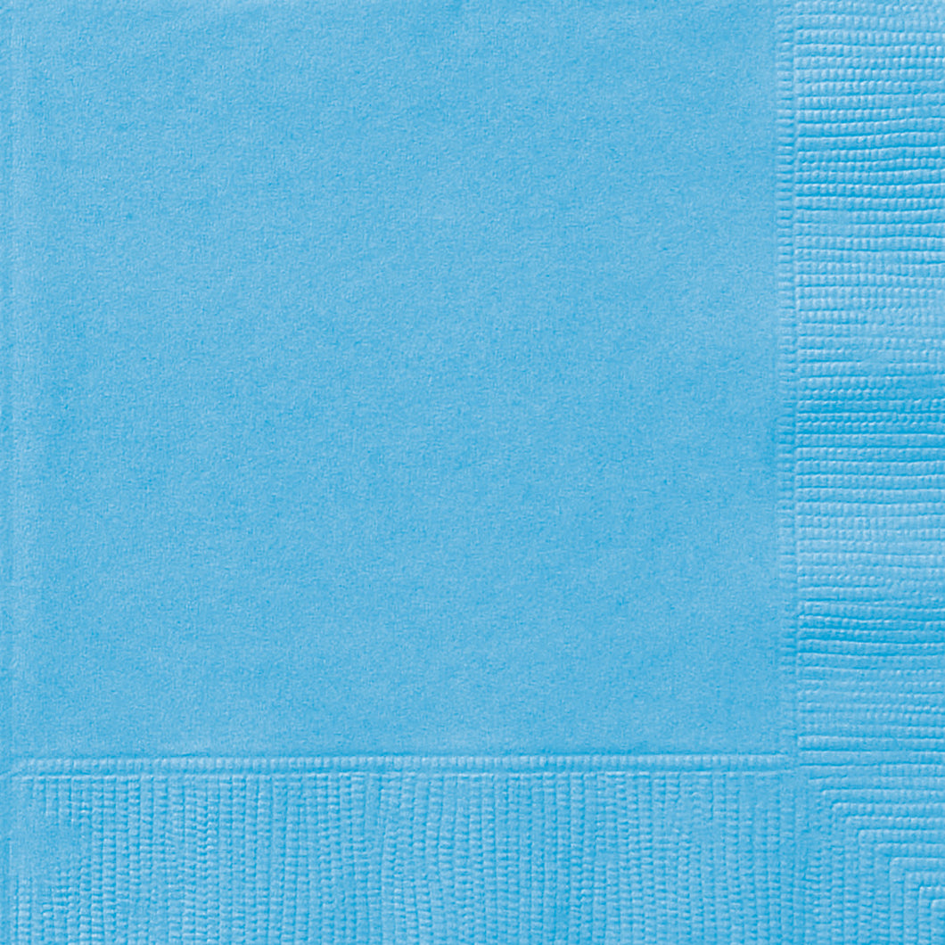 POW BLUE 20 LUNCH NAPKINS