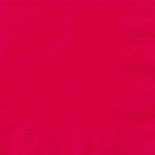 RUBY RED 20 BEV NAPKINS Supplier: Meteor Party
