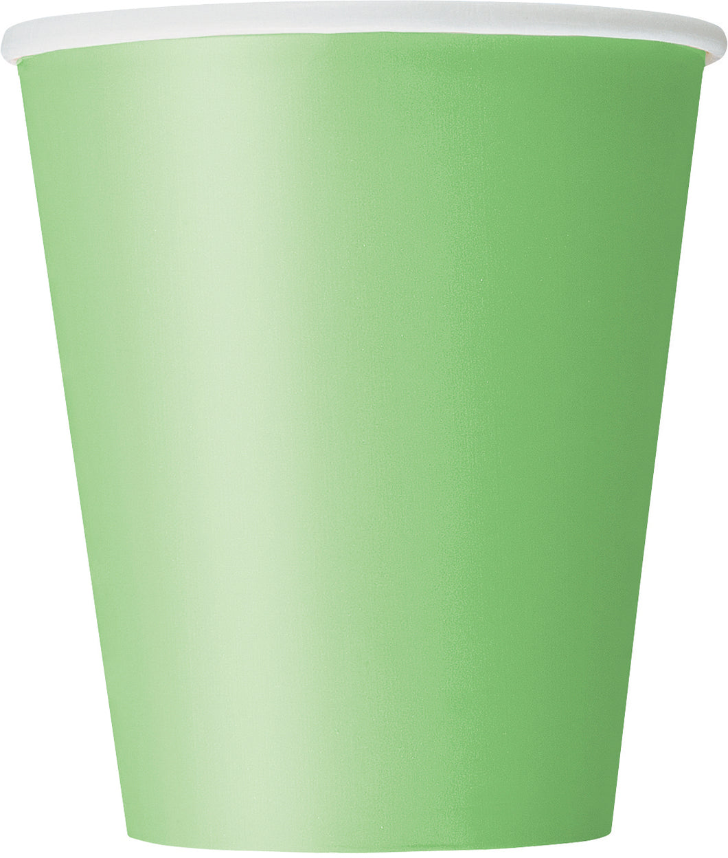 LIME GREEN 8 x 9oz PAPER CUPS