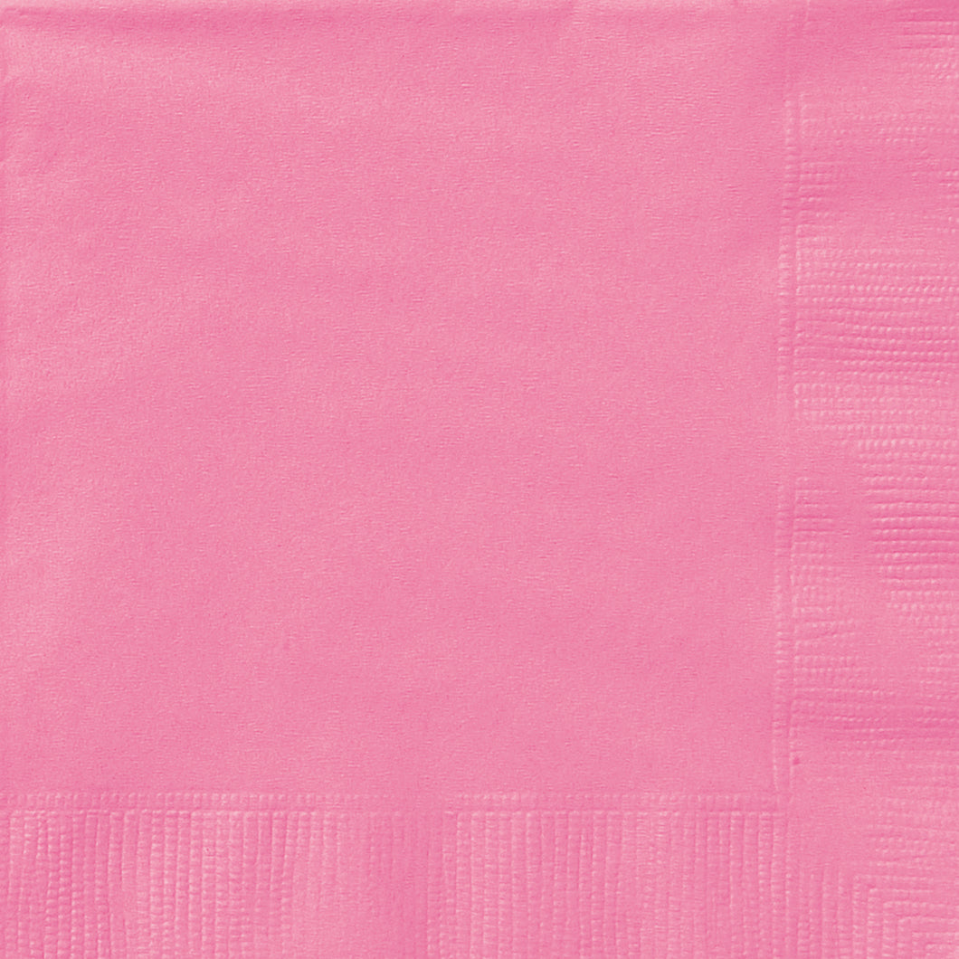 HOT PINK 20 LUNCH NAPKINS