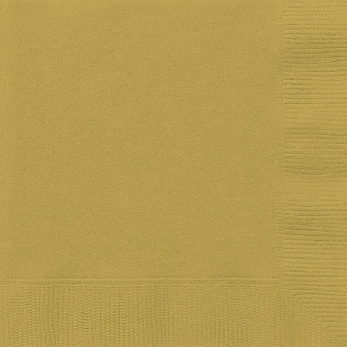 GOLD 20 BEV NAPKINS Supplier: Meteor Party