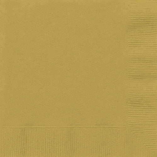 GOLD 20 LUNCH NAPKINS Supplier: Meteor Party