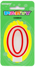 Load image into Gallery viewer, NUMERAL CANDLE 0 to 9
