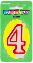 Load image into Gallery viewer, NUMERAL CANDLE 0 to 9
