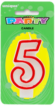 Load image into Gallery viewer, NUMERAL CANDLE 0 to 9
