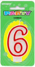 Load image into Gallery viewer, NUMERAL CANDLE 0 to 9
