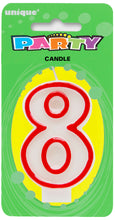 Load image into Gallery viewer, NUMERAL CANDLE 0 to 9
