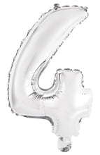 Load image into Gallery viewer, Numeral Foil 14&quot; Package SILVER Numbers
