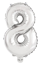 Load image into Gallery viewer, Numeral Foil 14&quot; Package SILVER Numbers
