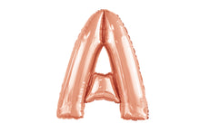 Load image into Gallery viewer, Alphabet Foil (A-Z) 34&quot; inch Package Rose Gold   Alphabet A-Z
