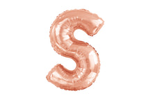 Load image into Gallery viewer, Alphabet Foil (A-Z) 34&quot; inch Package Rose Gold   Alphabet A-Z
