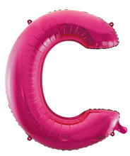 Load image into Gallery viewer, Alphabet Foil (A-Z) 34&quot; inch Package Hot Pink  Letters: A-Z
