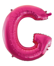 Load image into Gallery viewer, Alphabet Foil (A-Z) 34&quot; inch Package Hot Pink  Letters: A-Z
