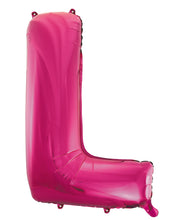 Load image into Gallery viewer, Alphabet Foil (A-Z) 34&quot; inch Package Hot Pink  Letters: A-Z
