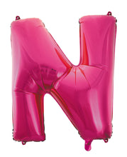 Load image into Gallery viewer, Alphabet Foil (A-Z) 34&quot; inch Package Hot Pink  Letters: A-Z
