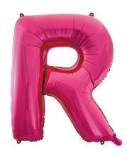 Load image into Gallery viewer, Alphabet Foil (A-Z) 34&quot; inch Package Hot Pink  Letters: A-Z
